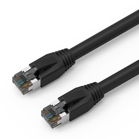 Axiom Axiom 6-Inch Cat8 Shielded Cable (Black) C8SBSFTP-K6IN-AX